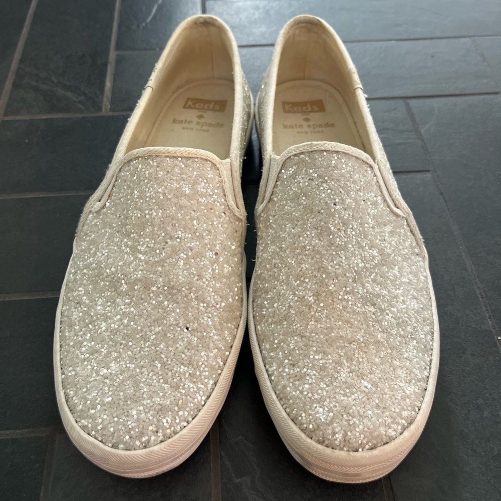 Kate Spade Sparkly Keds - great wedding shoes! - Picture 2 of 5